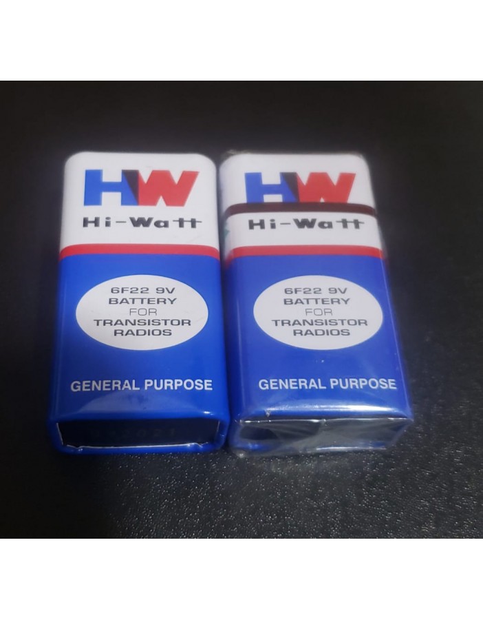 Hi-Watt 9 volt battery